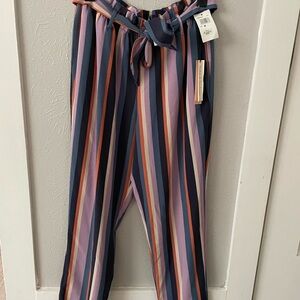 Striped Multicolor Women's Pants
